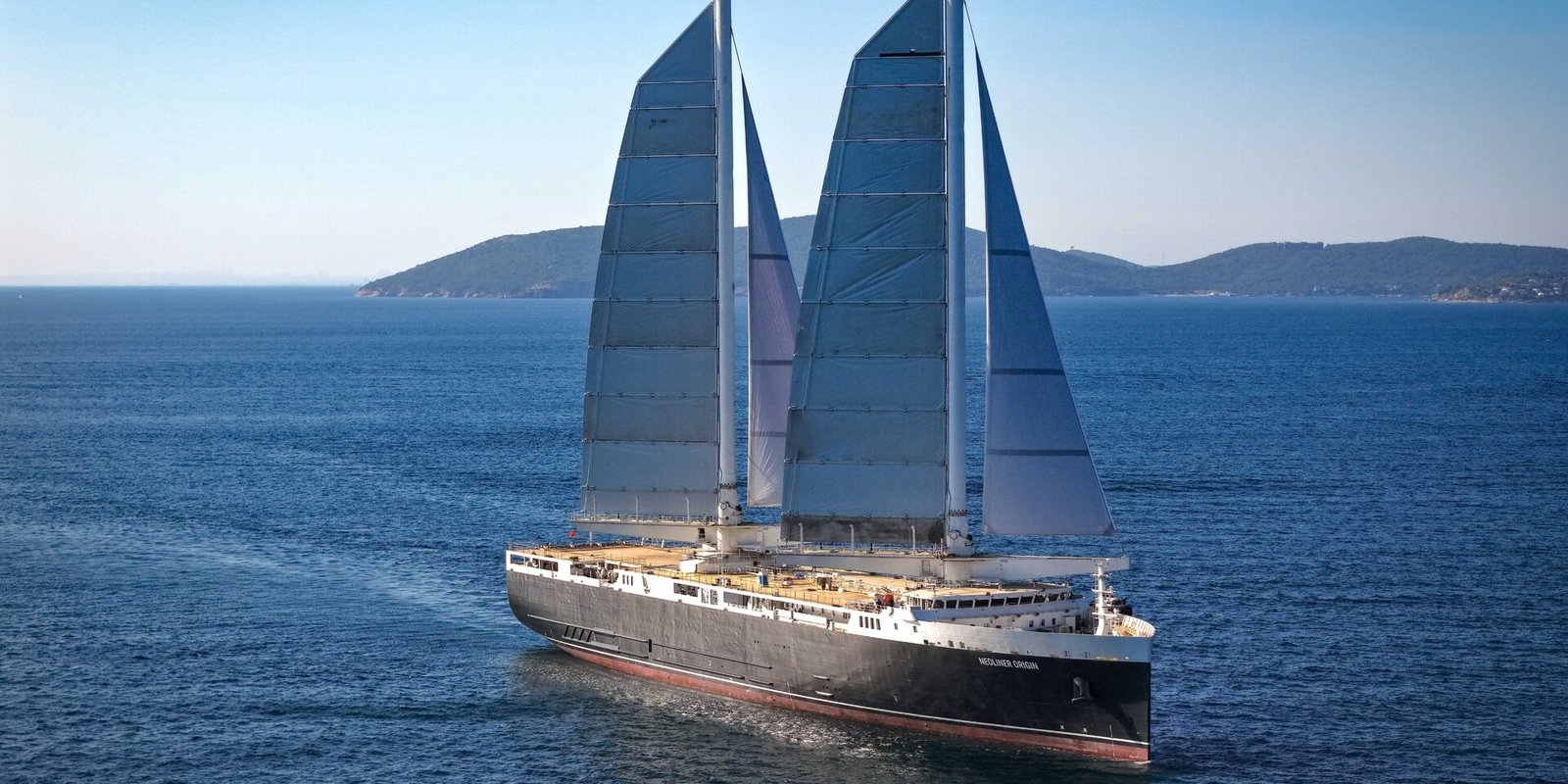 Wind-powered cargo ship Neoliner sails into Baltimore